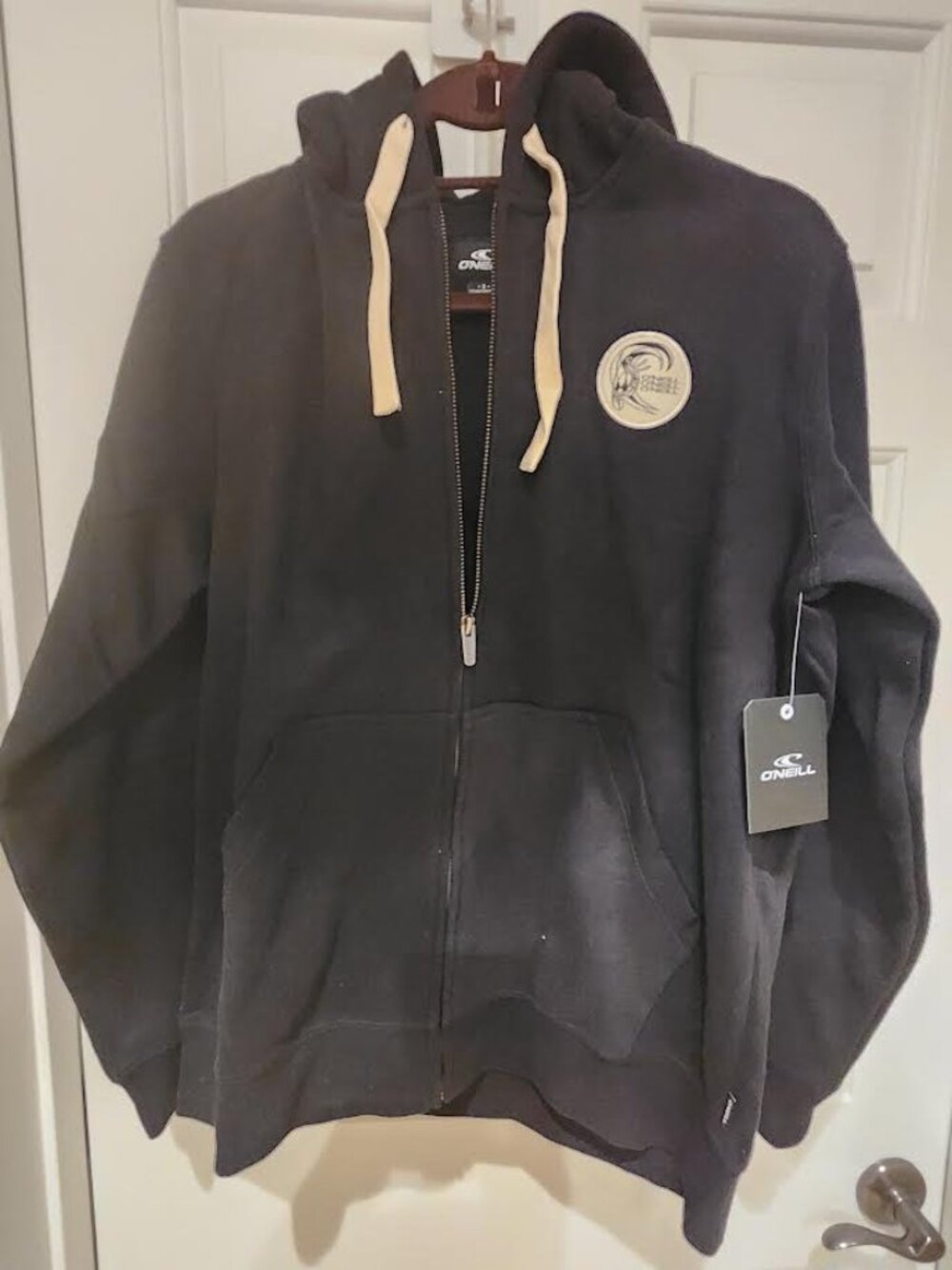 NWT-MEN'S SIZE S - O'NEILL HOODIE ZIP FRONT FLEECE